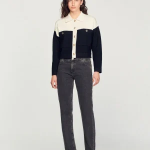 Cárdigan corto oversize