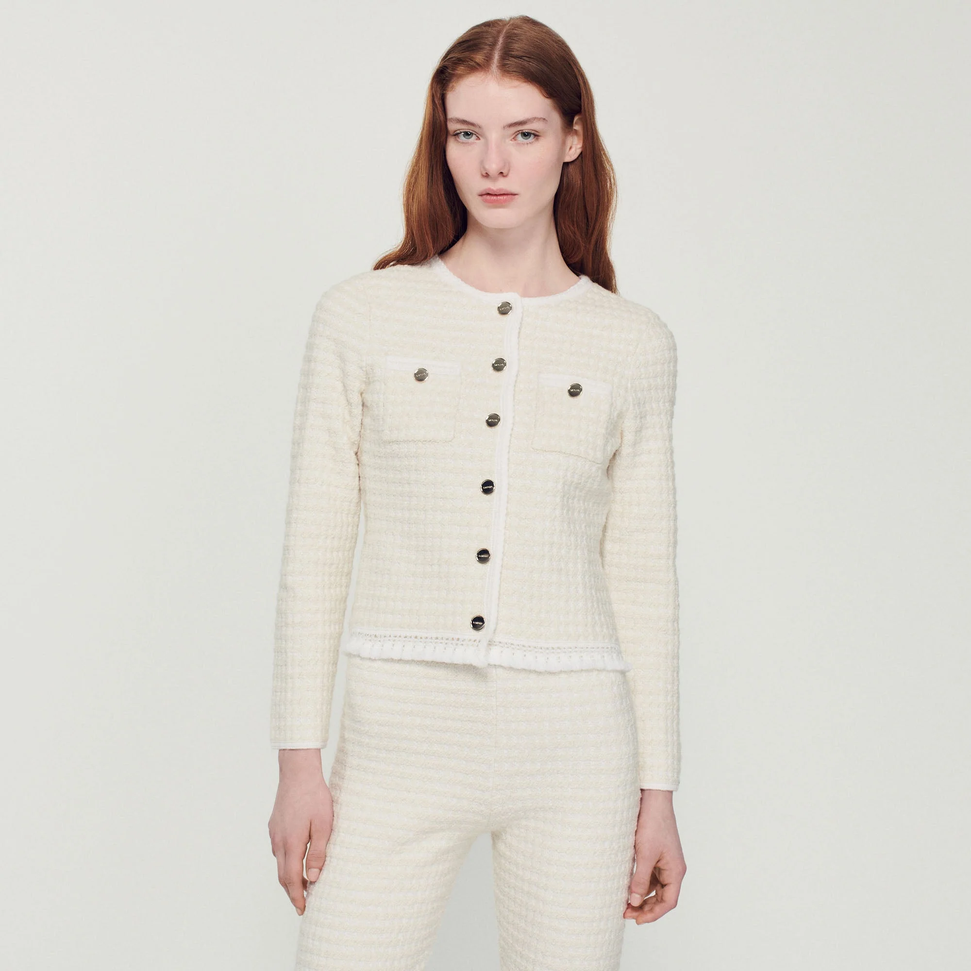 Cárdigan de tweed - Imagen 4