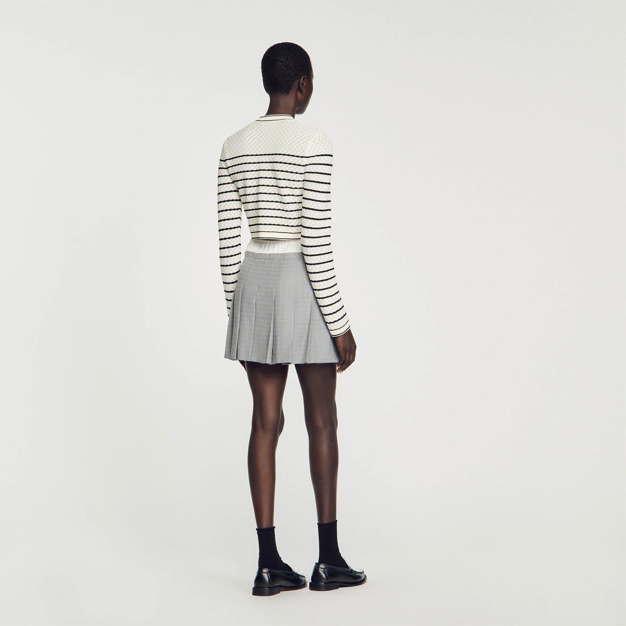 Cardicoat corto de rayas - Imagen 5