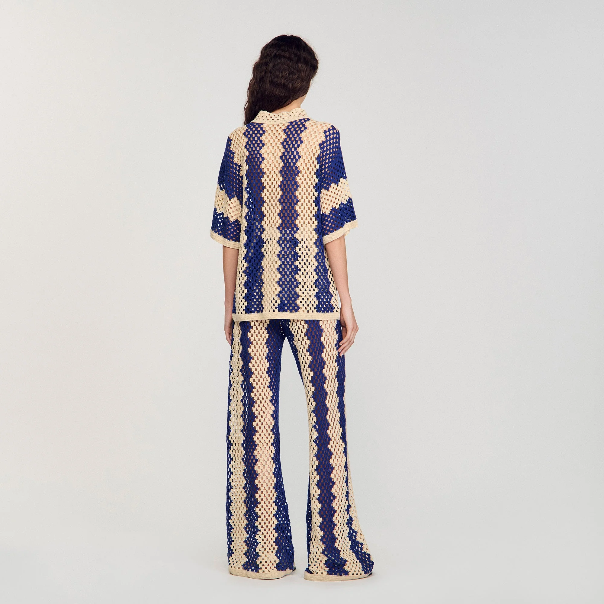 Cárdigan de punto bicolor - Imagen 4