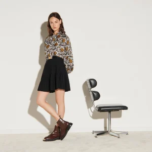 Camisa de seda estampada Dams