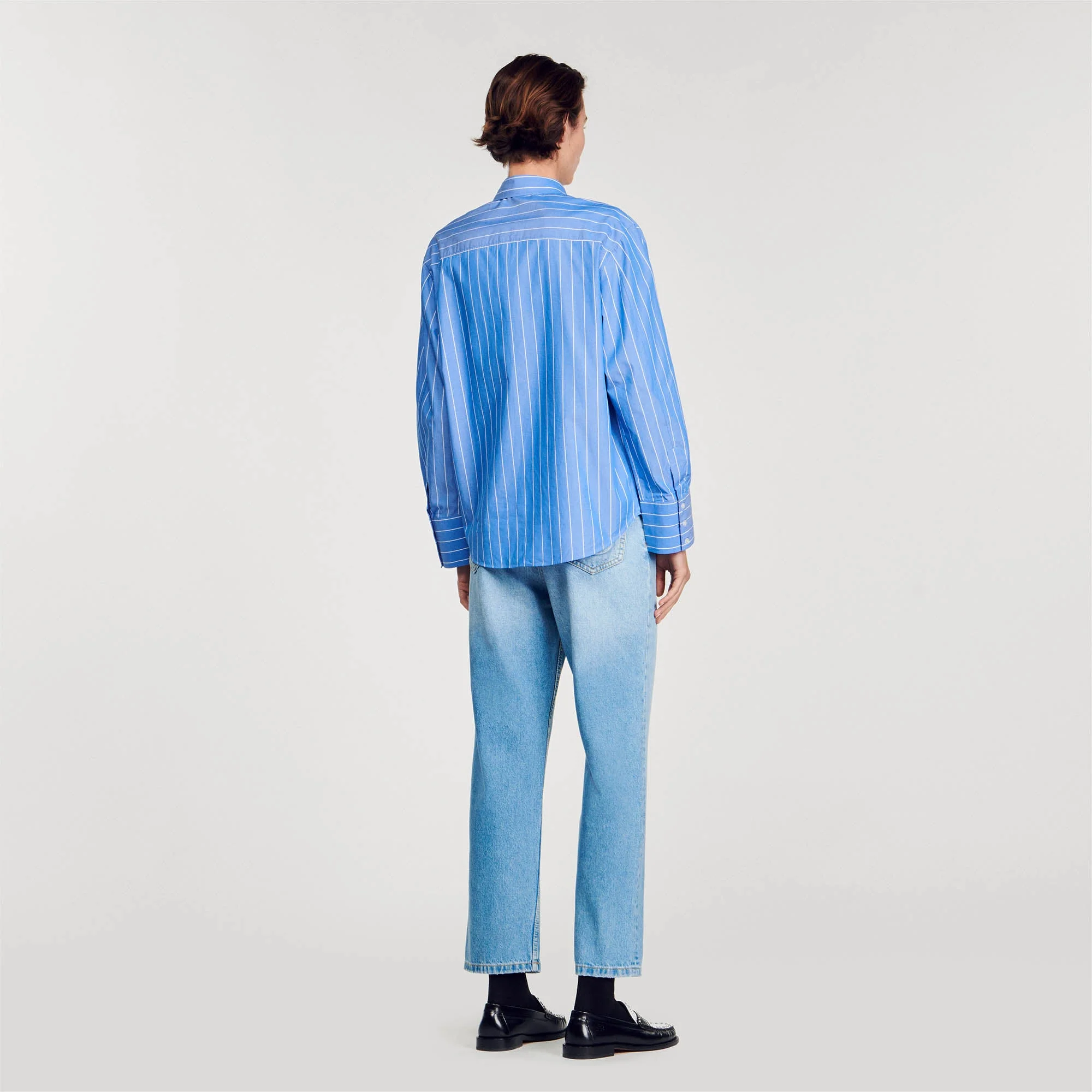 Camisa a rayas y corazón de brillantes - Imagen 5