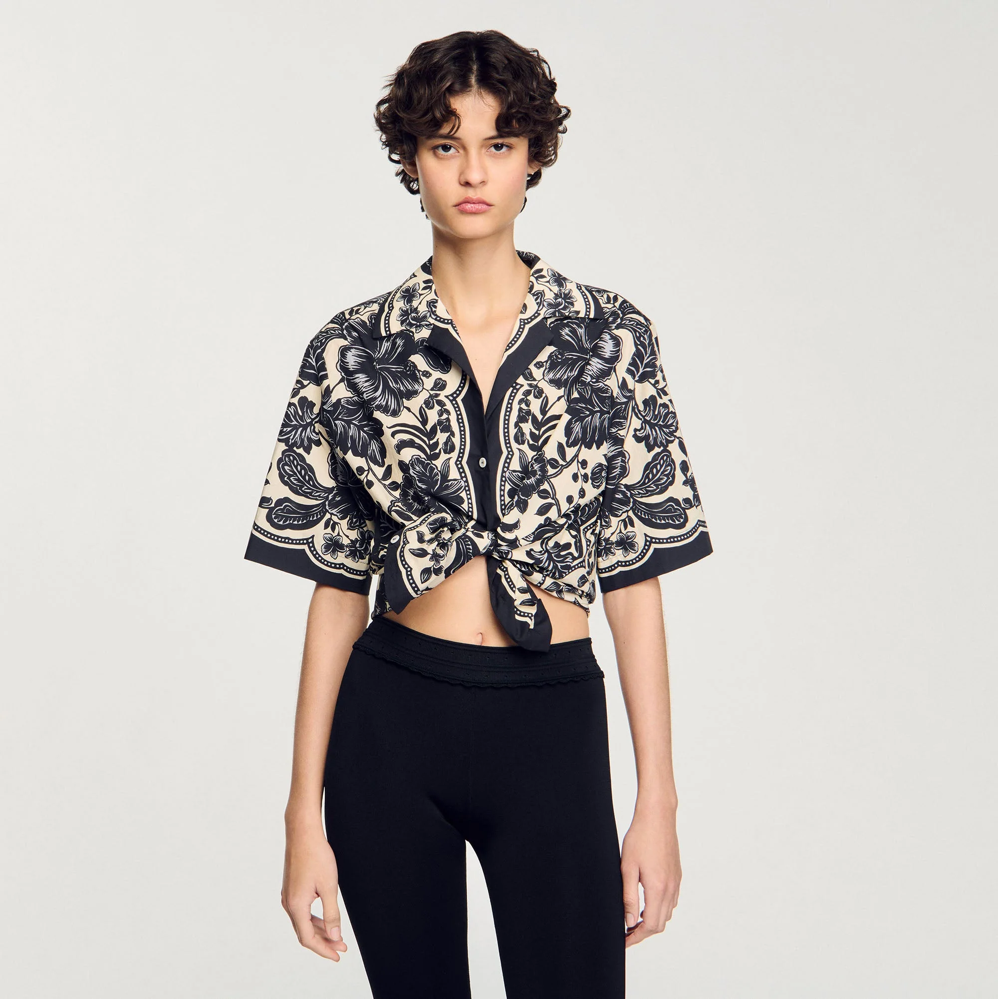 Camisa con estampado floral - Imagen 3