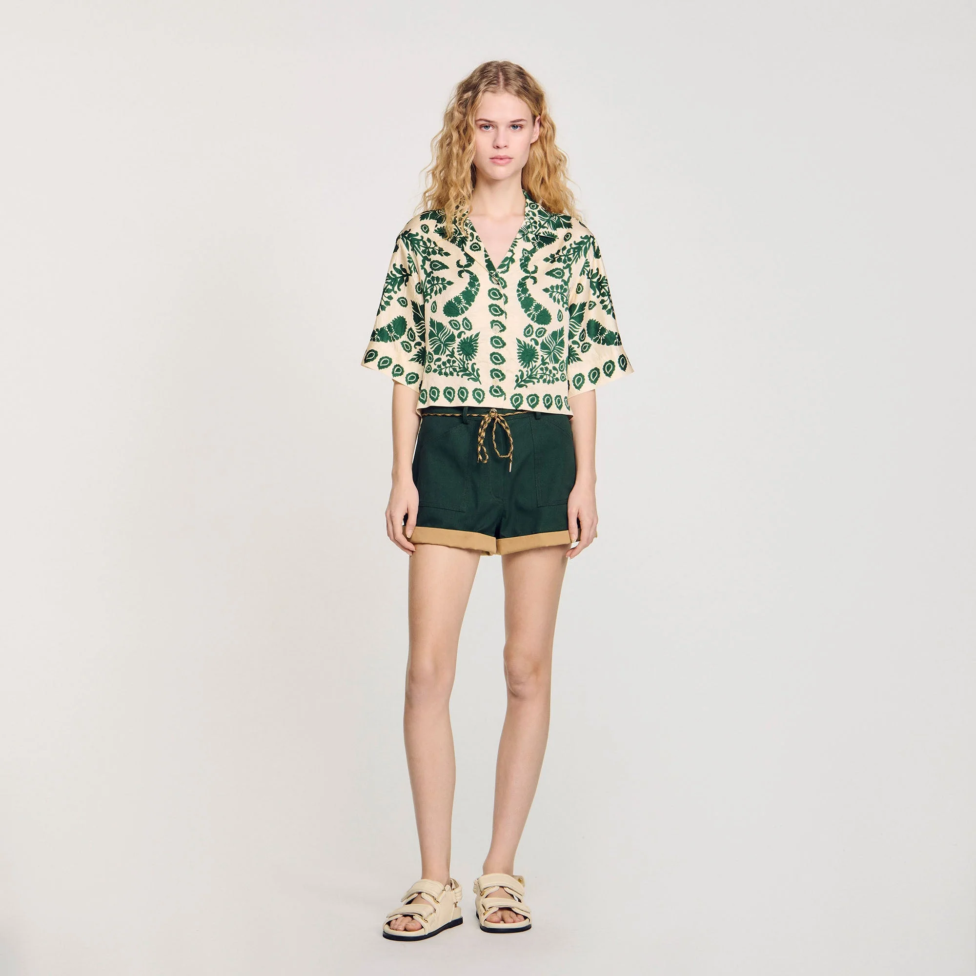 Camisa con estampado floral - Imagen 3