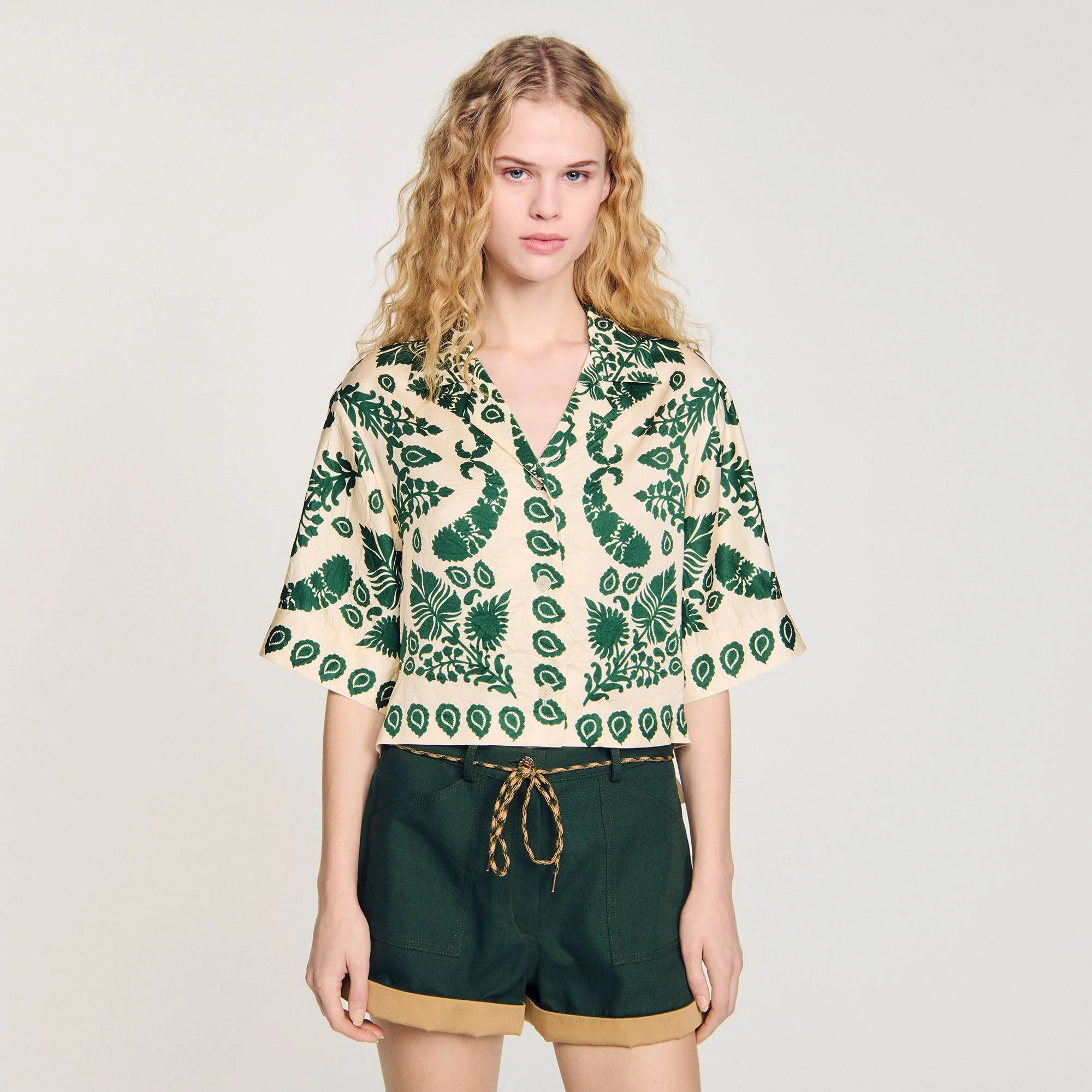 Camisa con estampado floral - Imagen 5