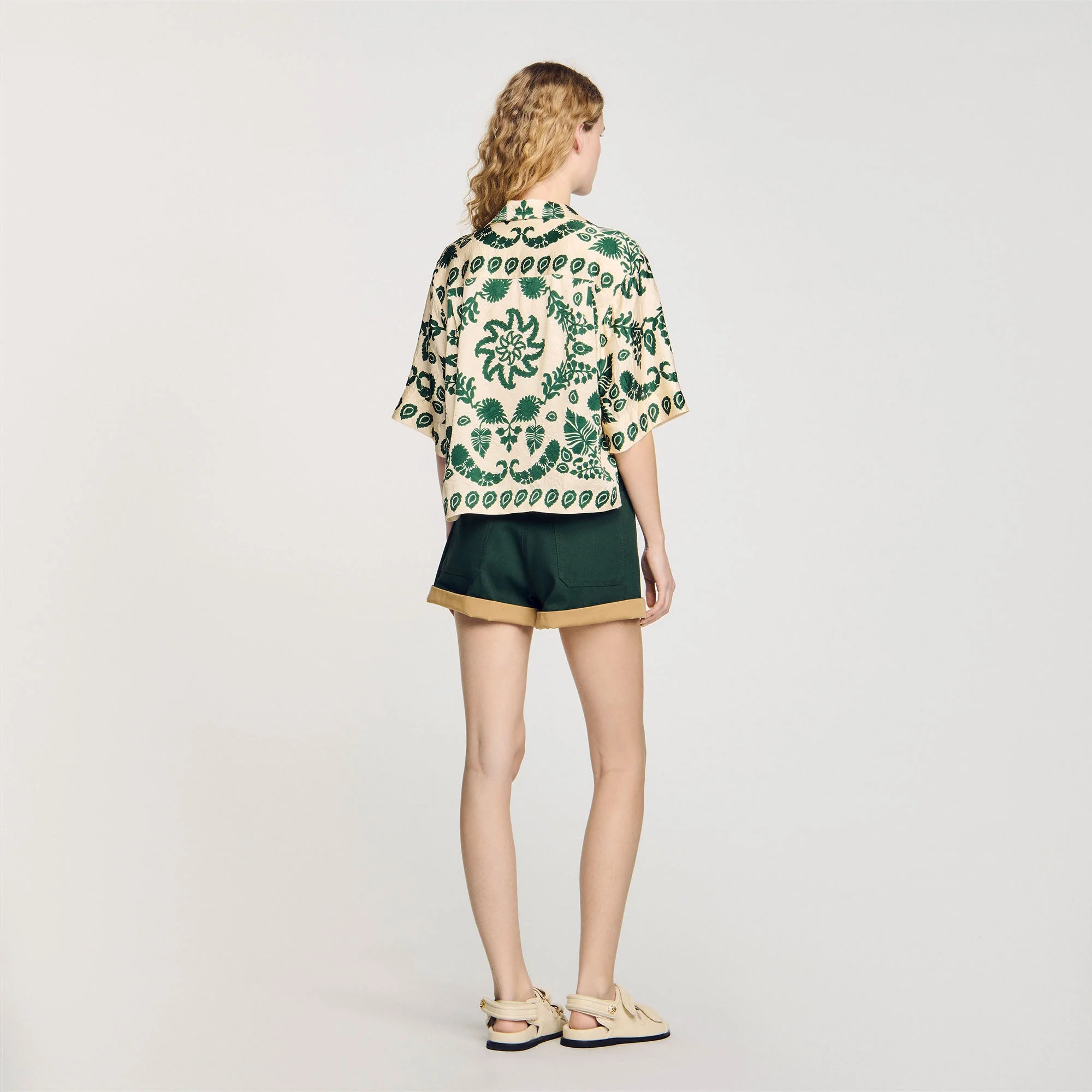 Camisa con estampado floral - Imagen 4