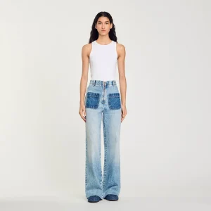 Vaquero de talle alto