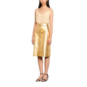 Falda Gleam Oro