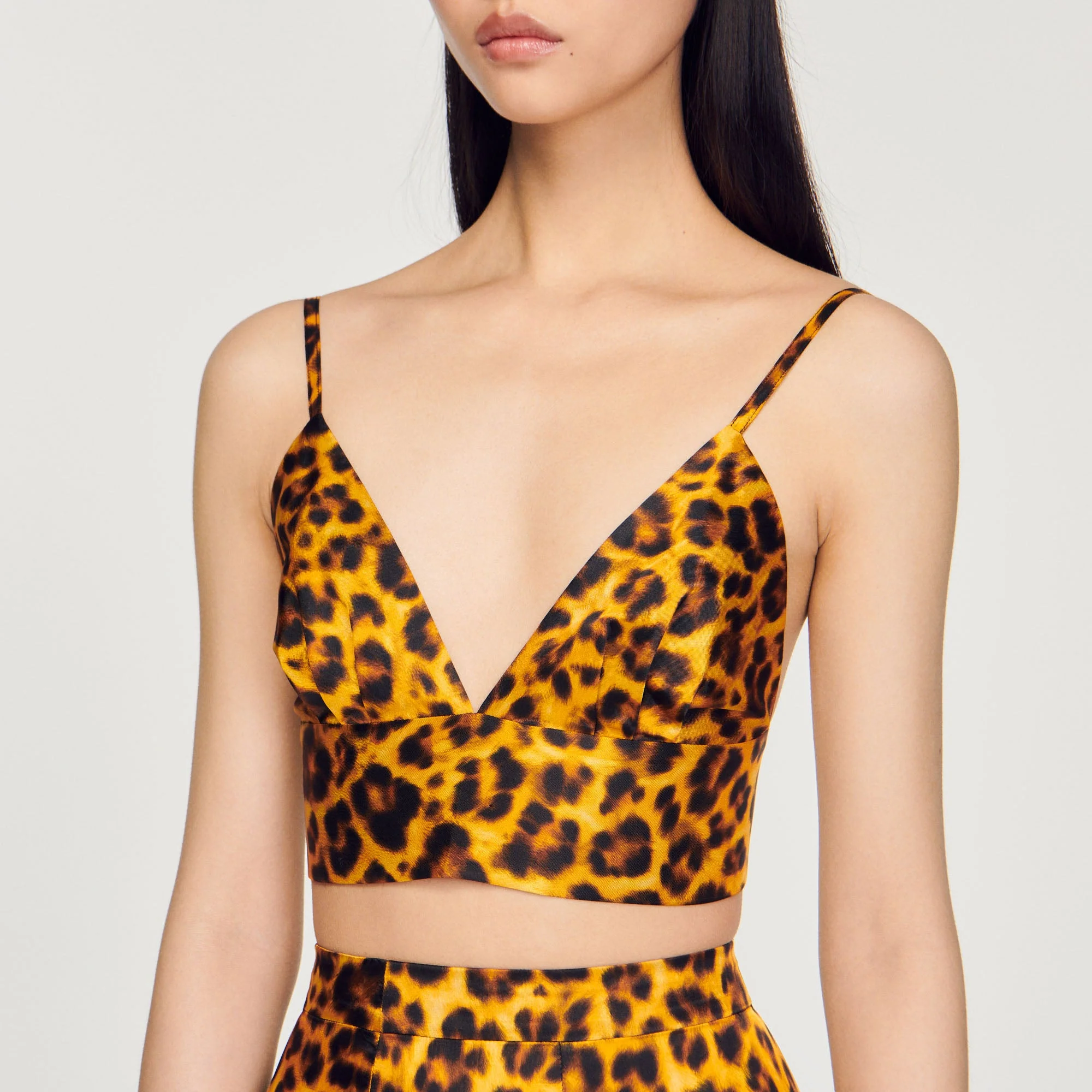 Falda con estampado de leopardo - Imagen 3