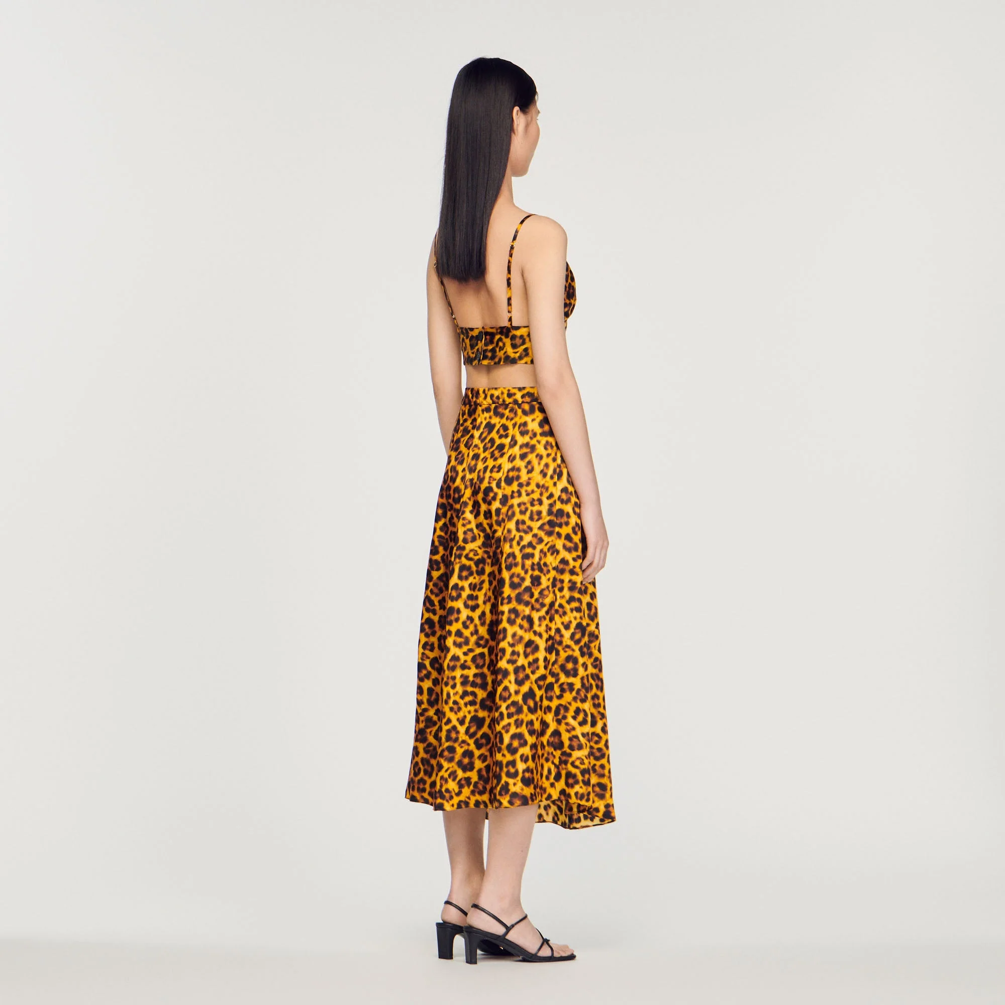 Falda con estampado de leopardo - Imagen 5