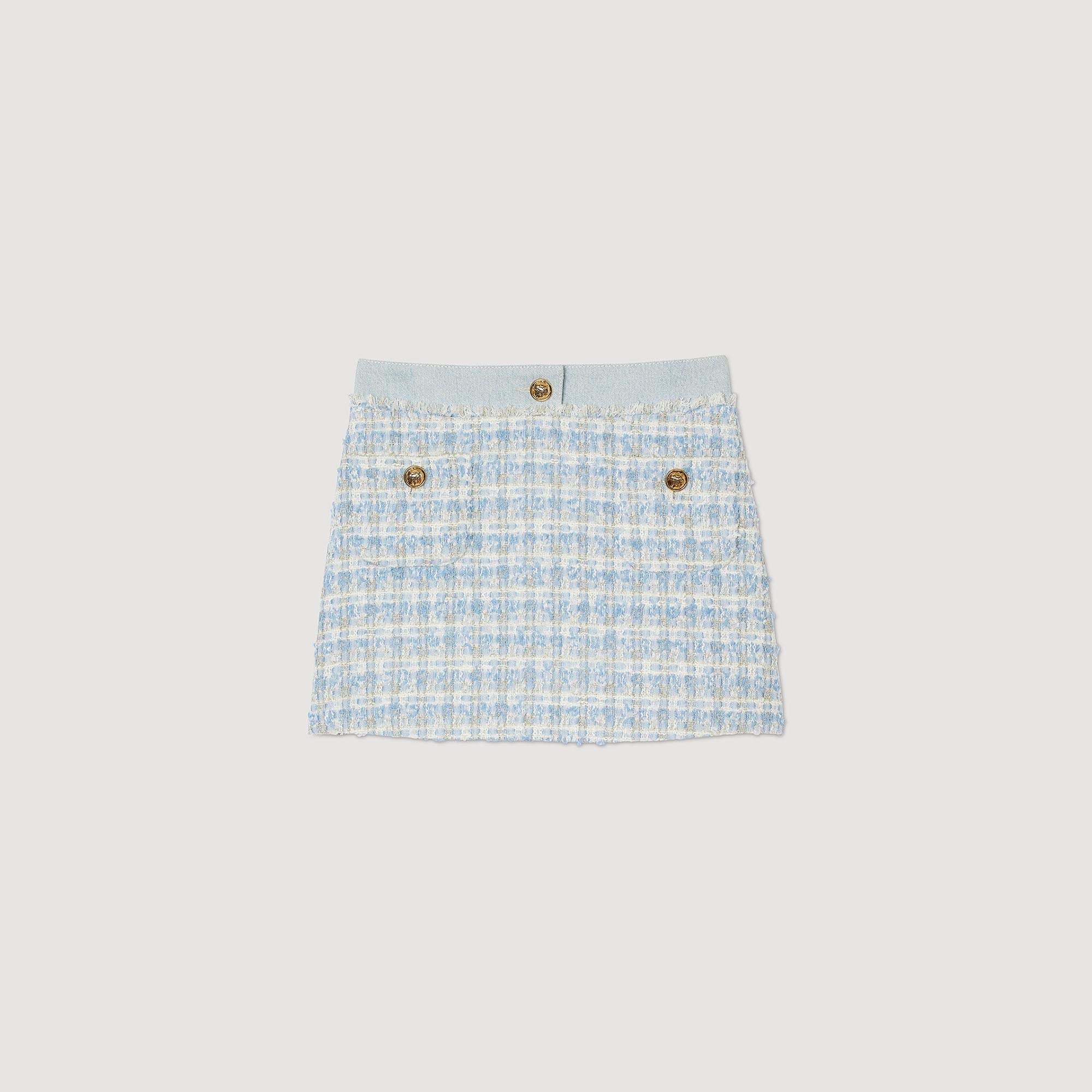 Falda corta de sarga - Imagen 6