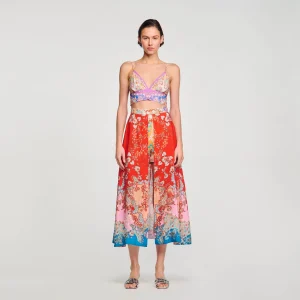 Falda larga trampantojo