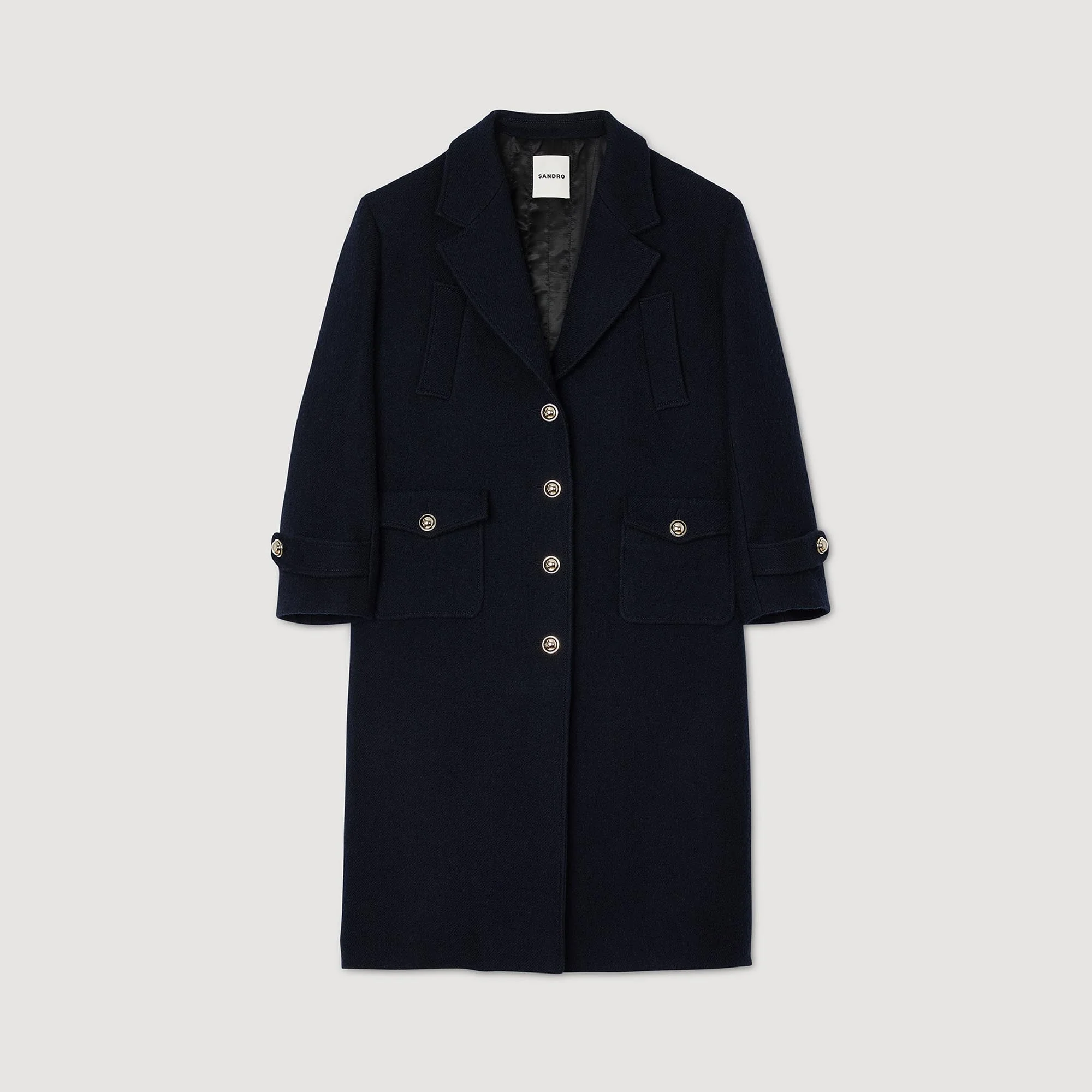 Abrigo largo entallado - Imagen 5