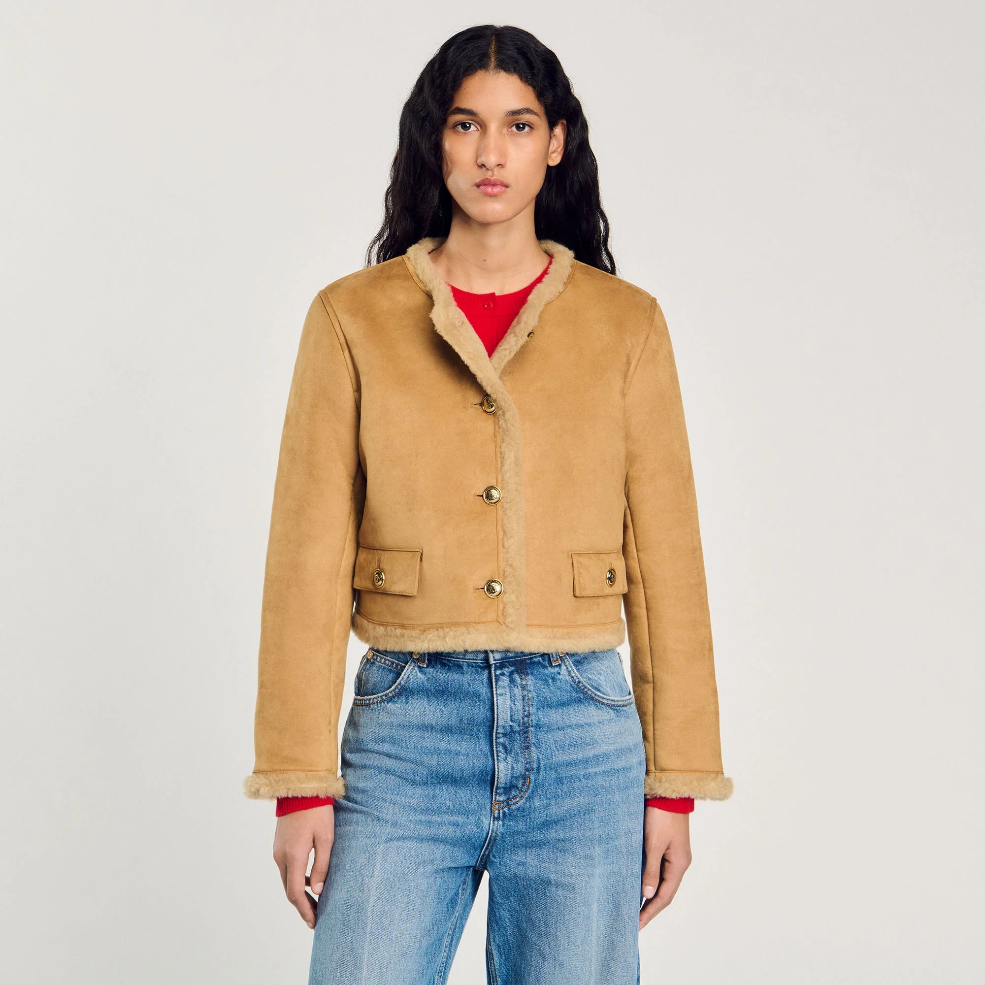 Chaqueta de pelo sintético - Imagen 3