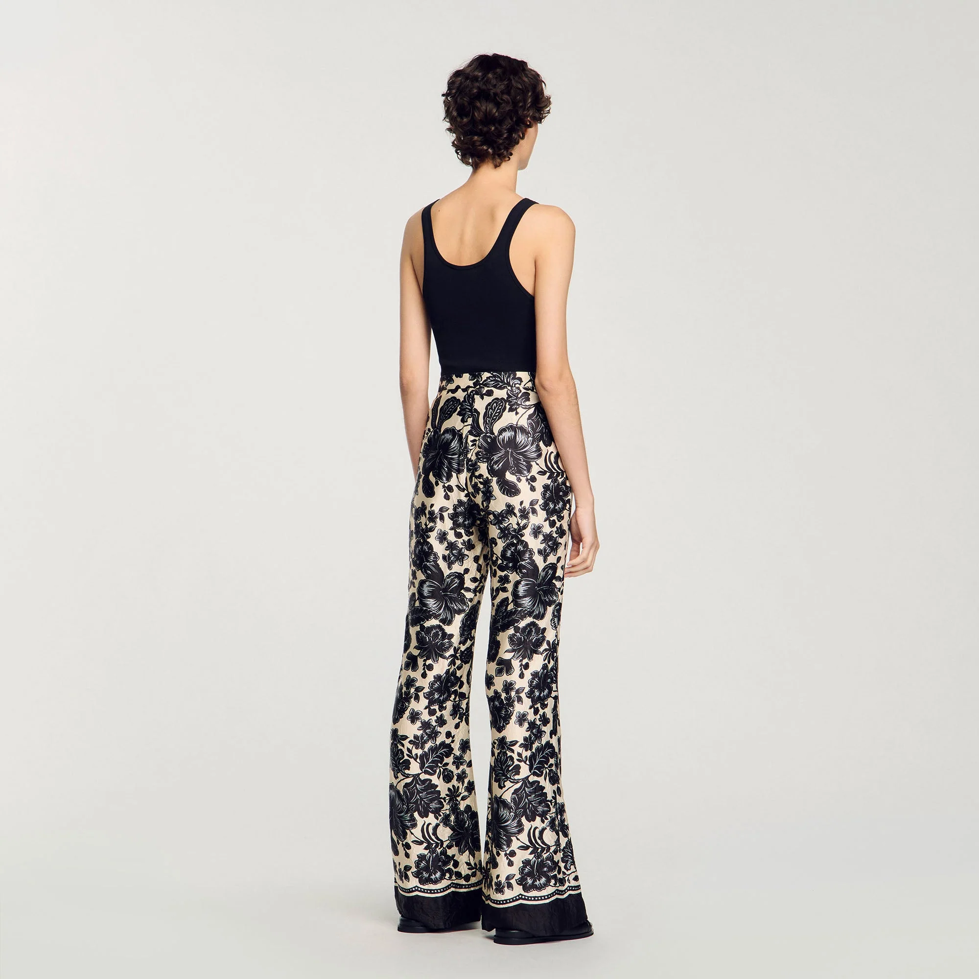 Pantalón con estampado floral - Imagen 4