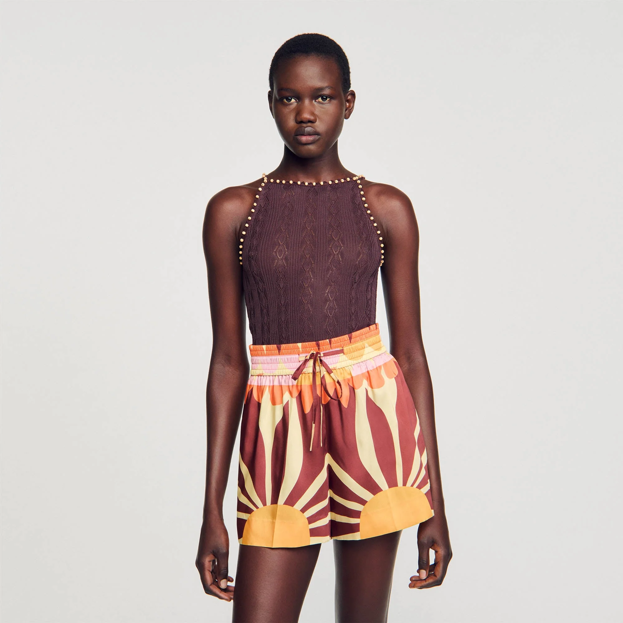 Top de punto con pedrería - Imagen 3