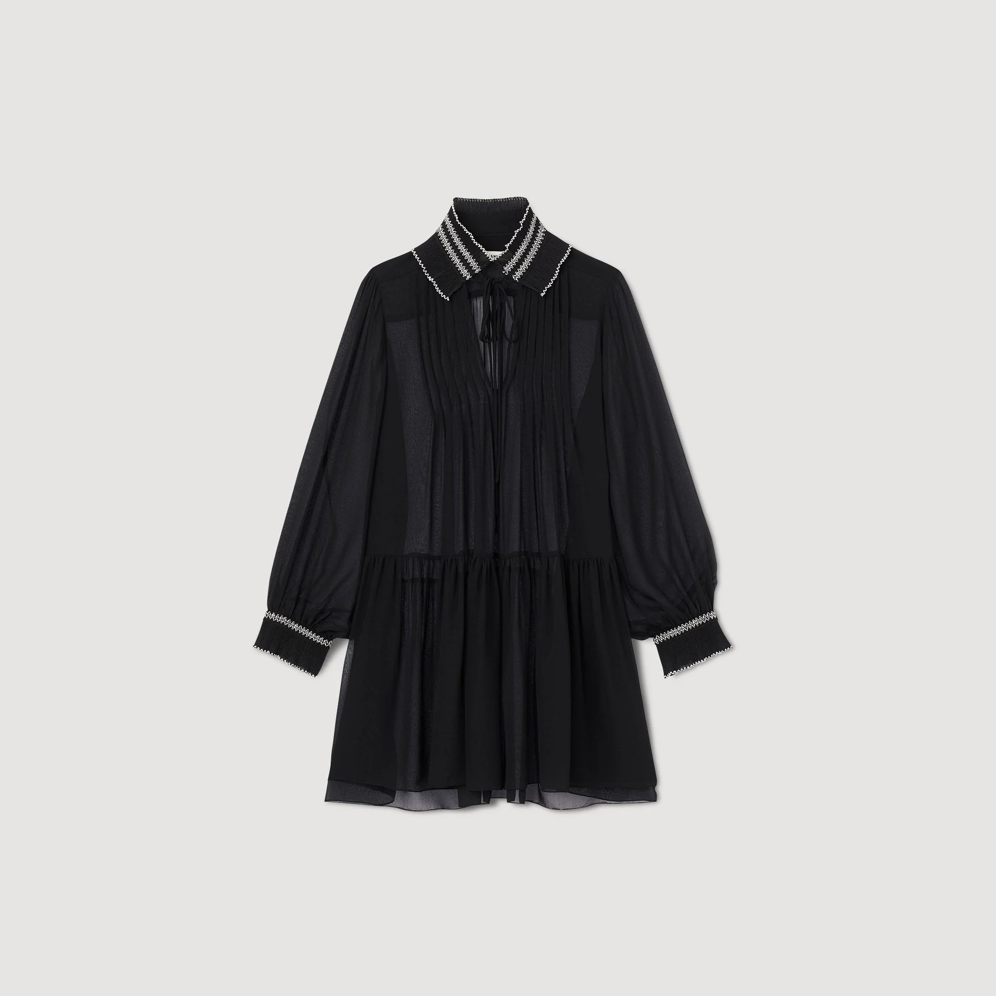 Vestido fluido de muselina - Imagen 6