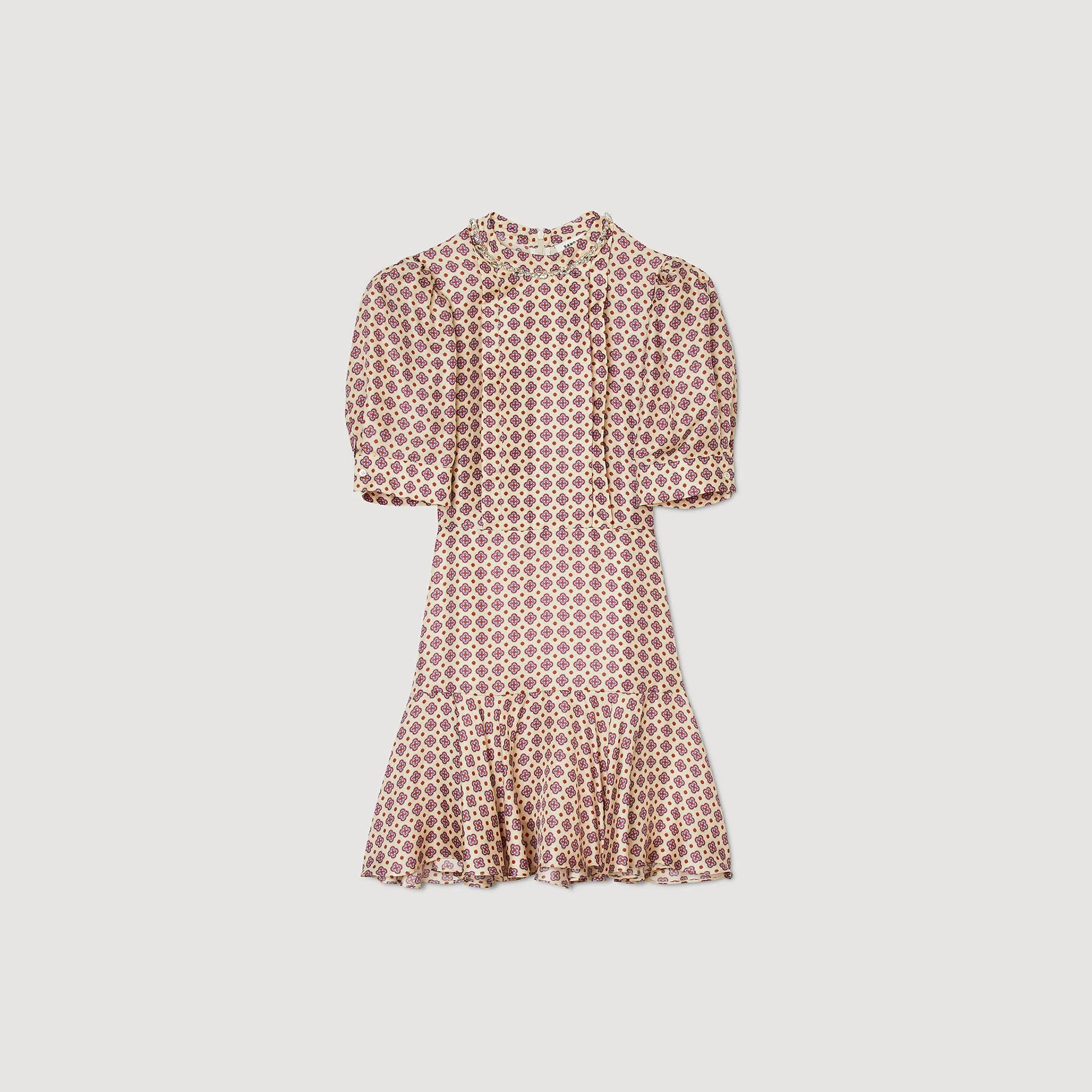 Vestido corto estampado - Imagen 5