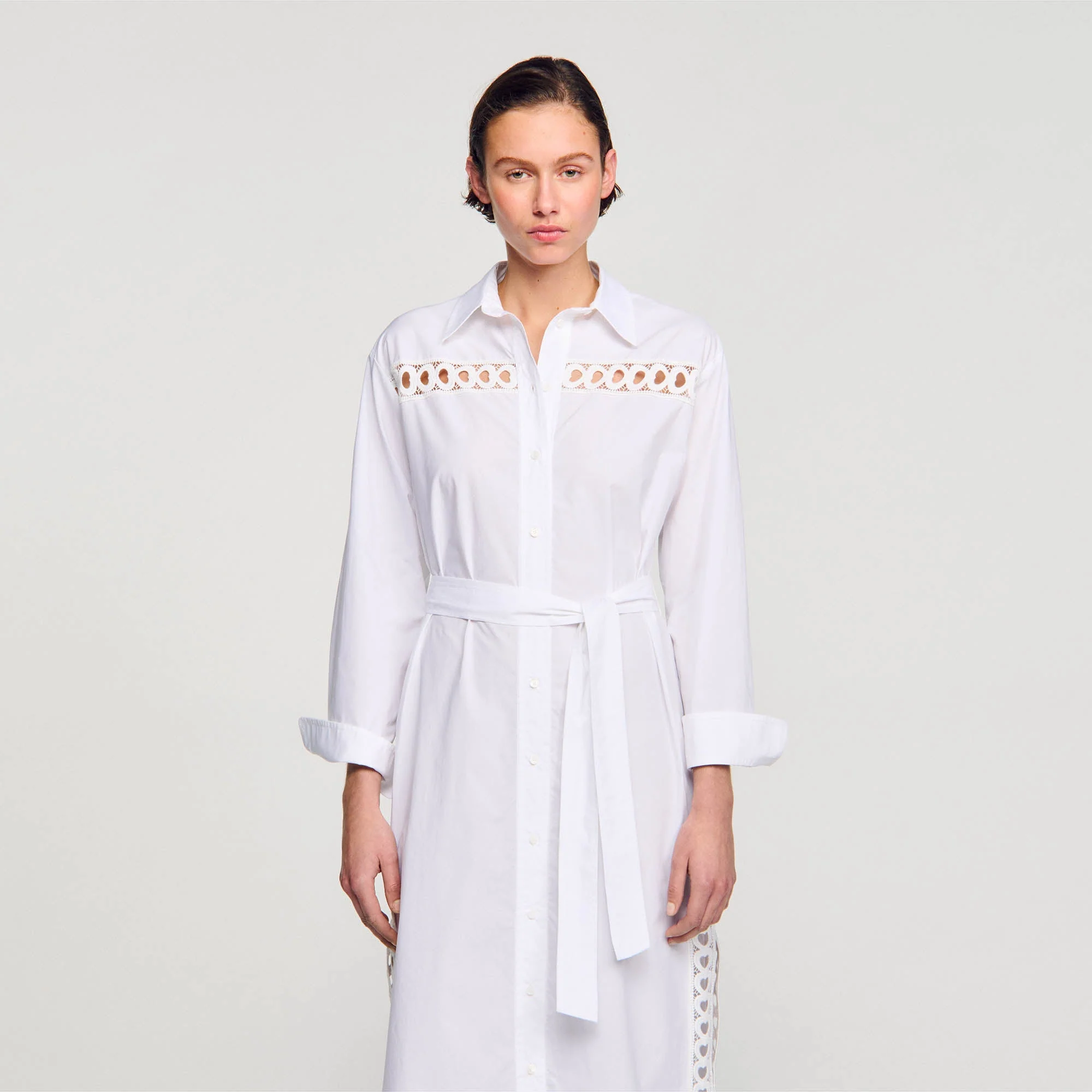 Vestido camisero largo - Imagen 3