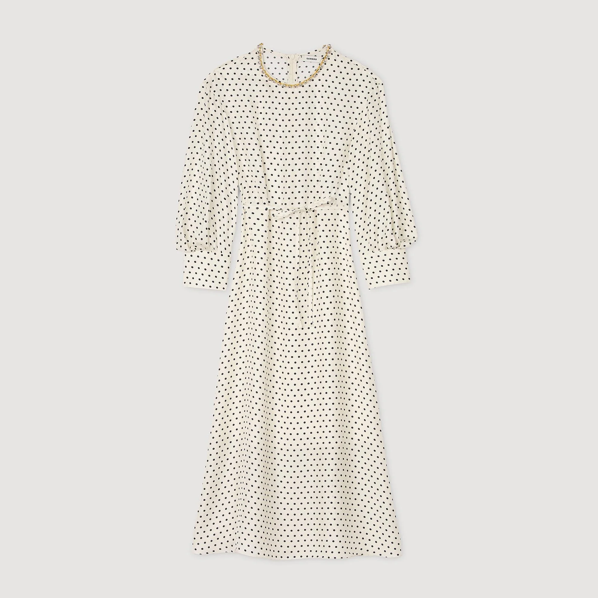 Vestido largo de lunares - Imagen 6