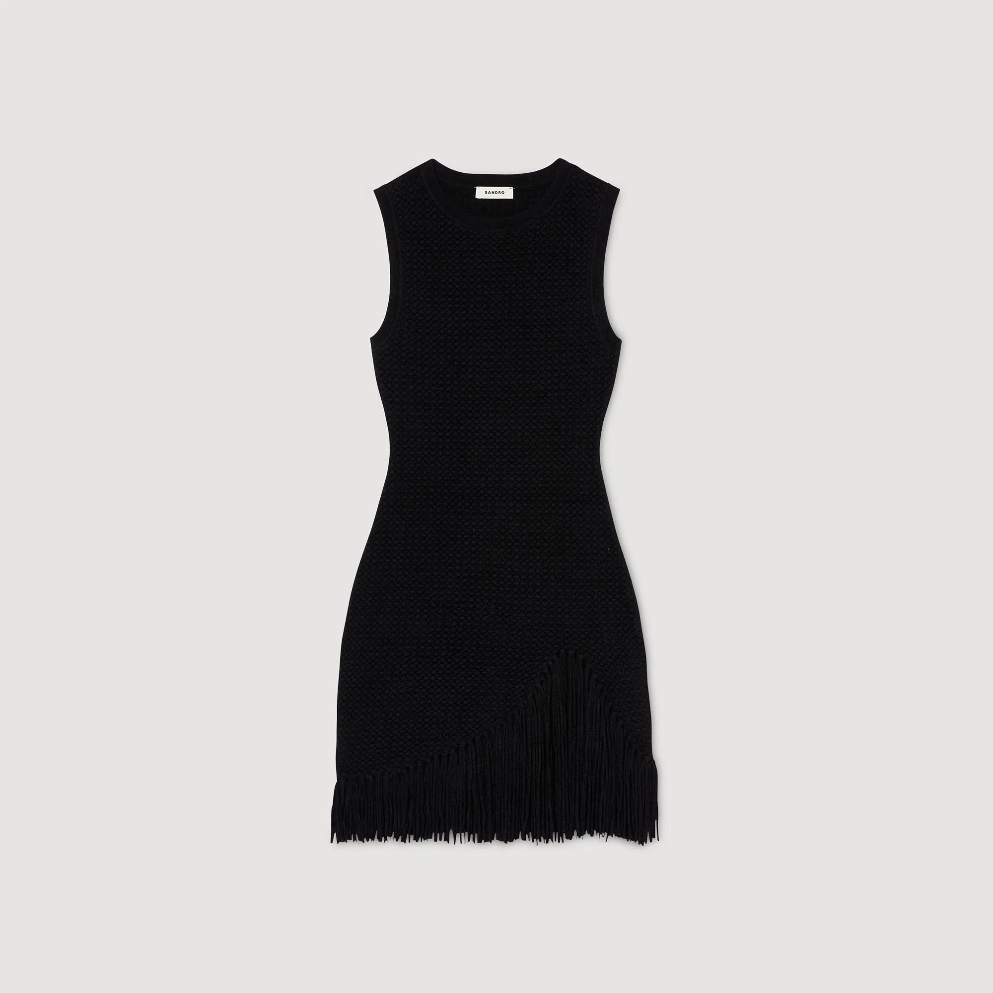 Vestido corto con flecos - Imagen 6