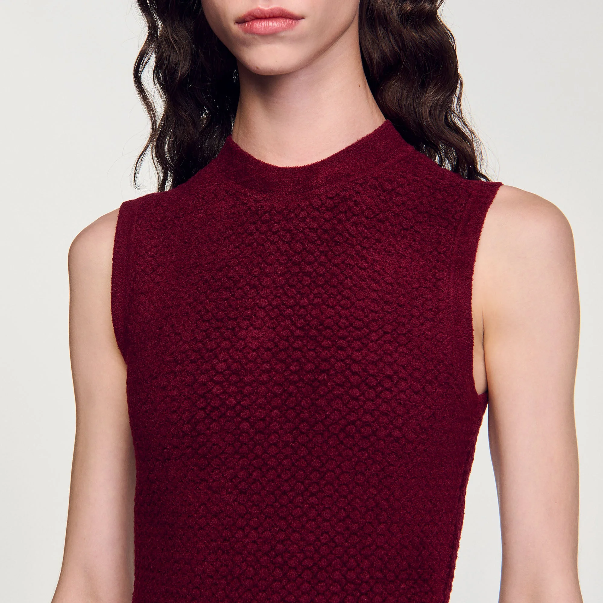 Vestido de punto aterciopelado - Imagen 4