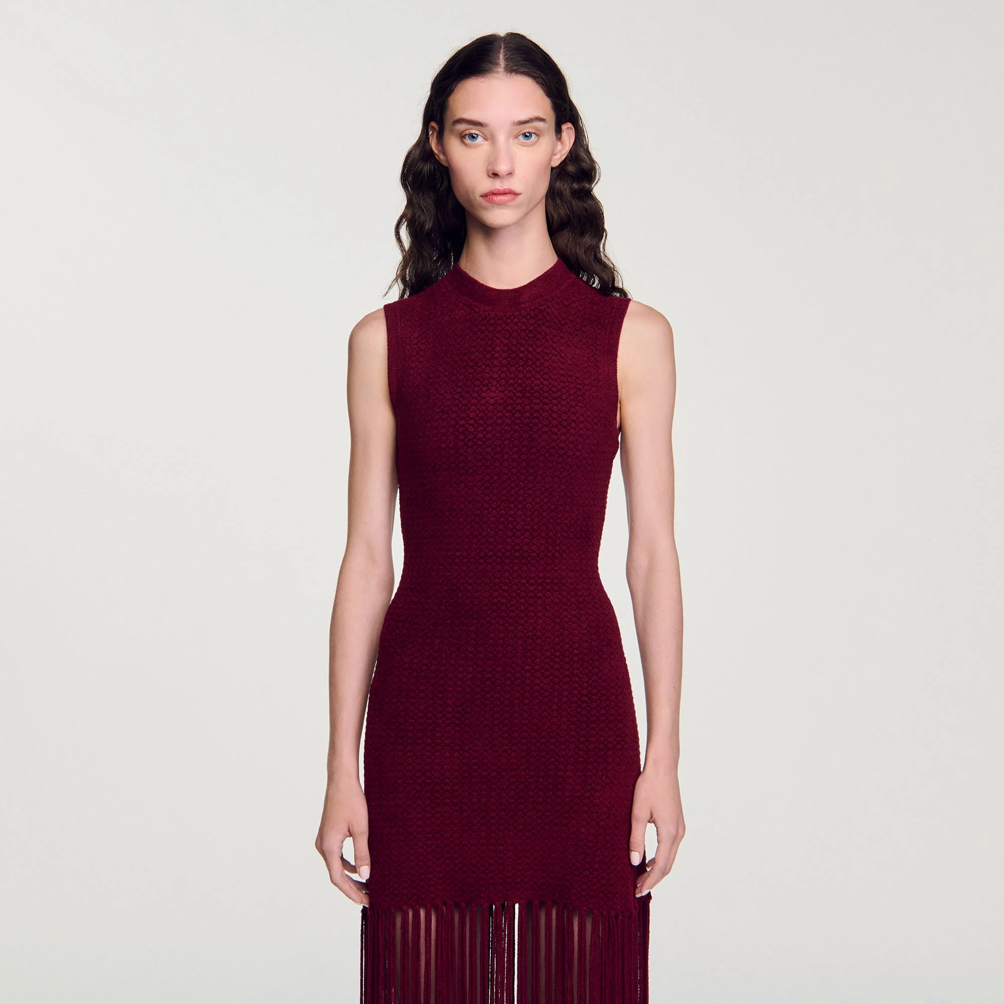 Vestido de punto aterciopelado - Imagen 3