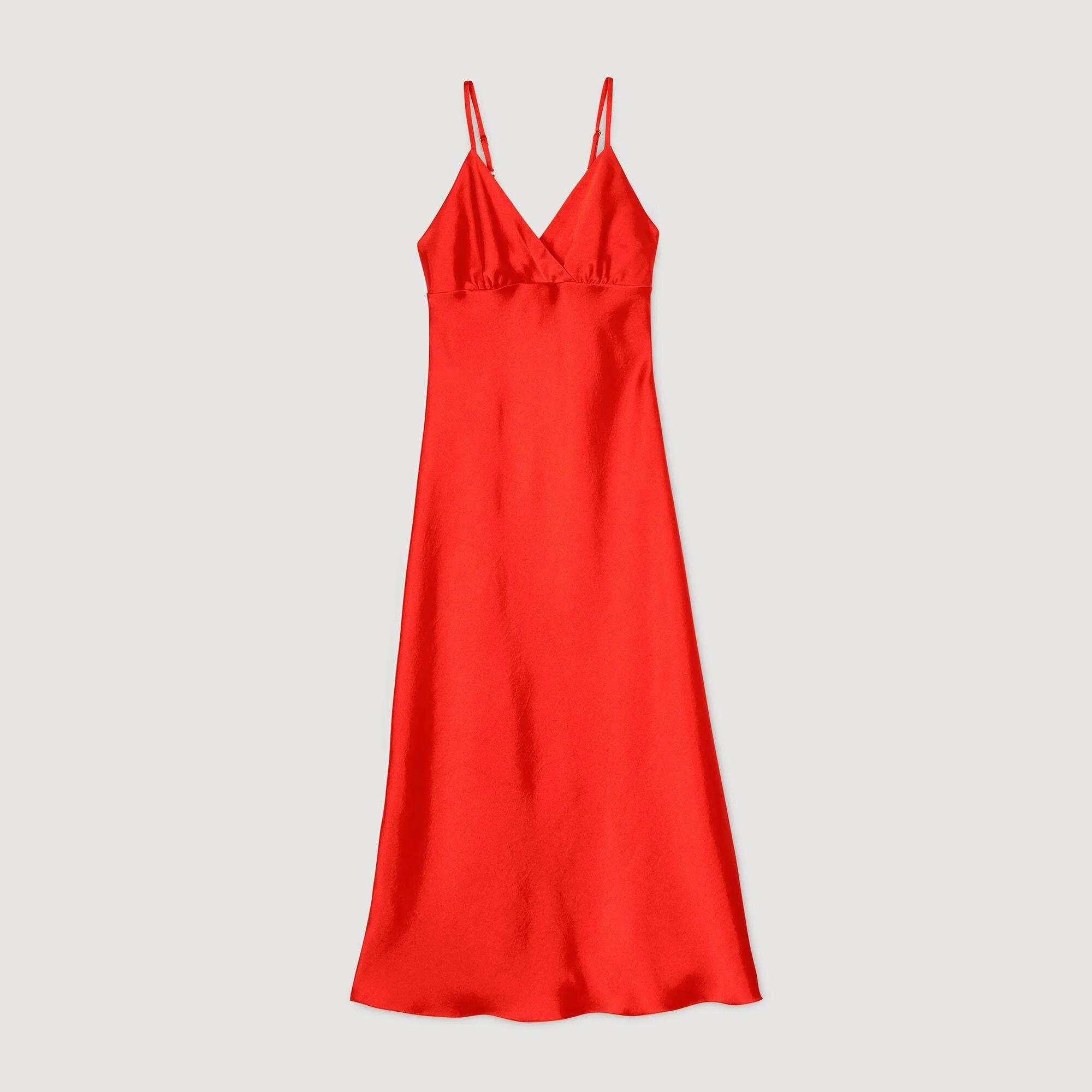 Vestido fluido sin tirantes - Imagen 6