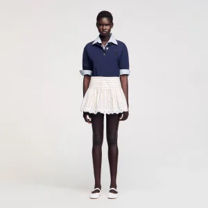 Falda pantalón a rayas