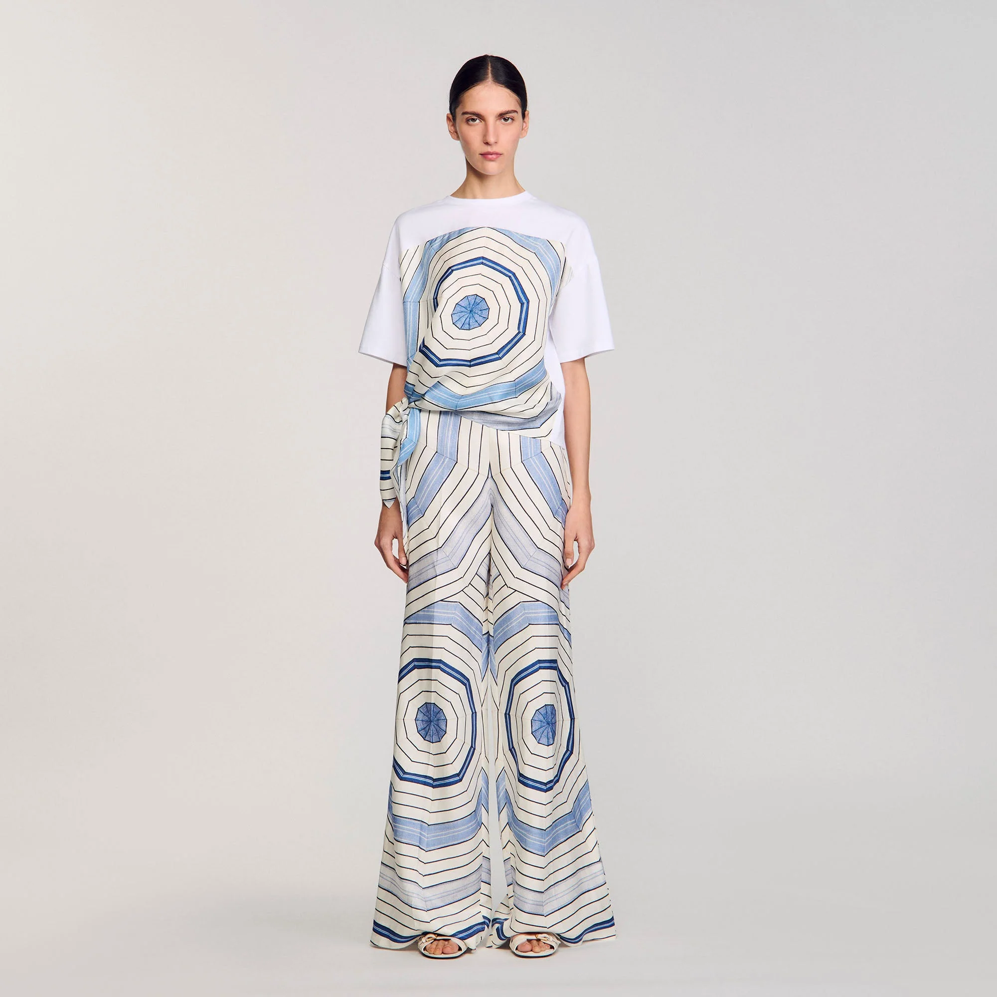 Camiseta con estampado de espirales - Imagen 5
