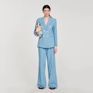 Chaqueta de traje de tweed