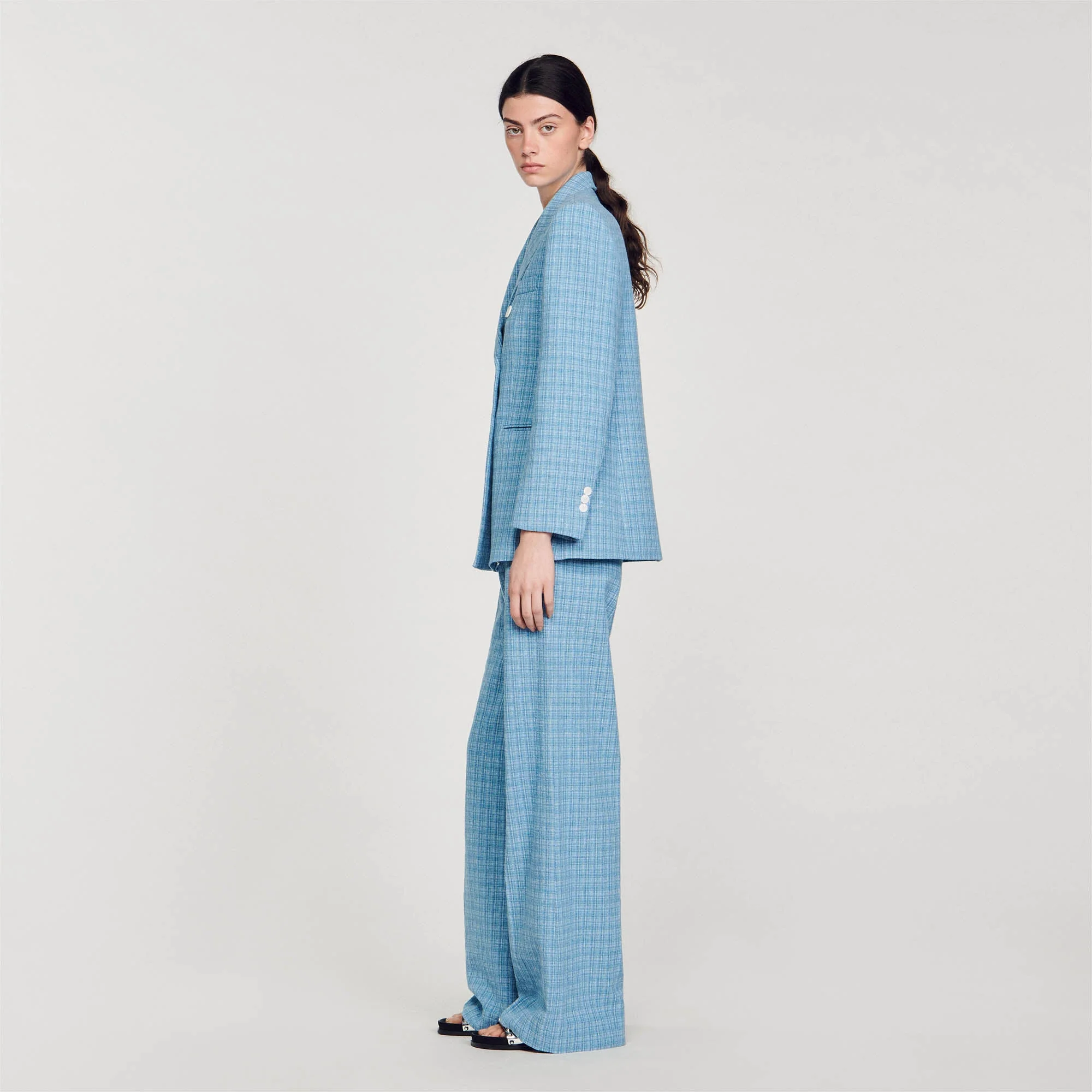 Chaqueta de traje de tweed - Imagen 5