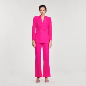 Chaqueta con botonadura cruzada