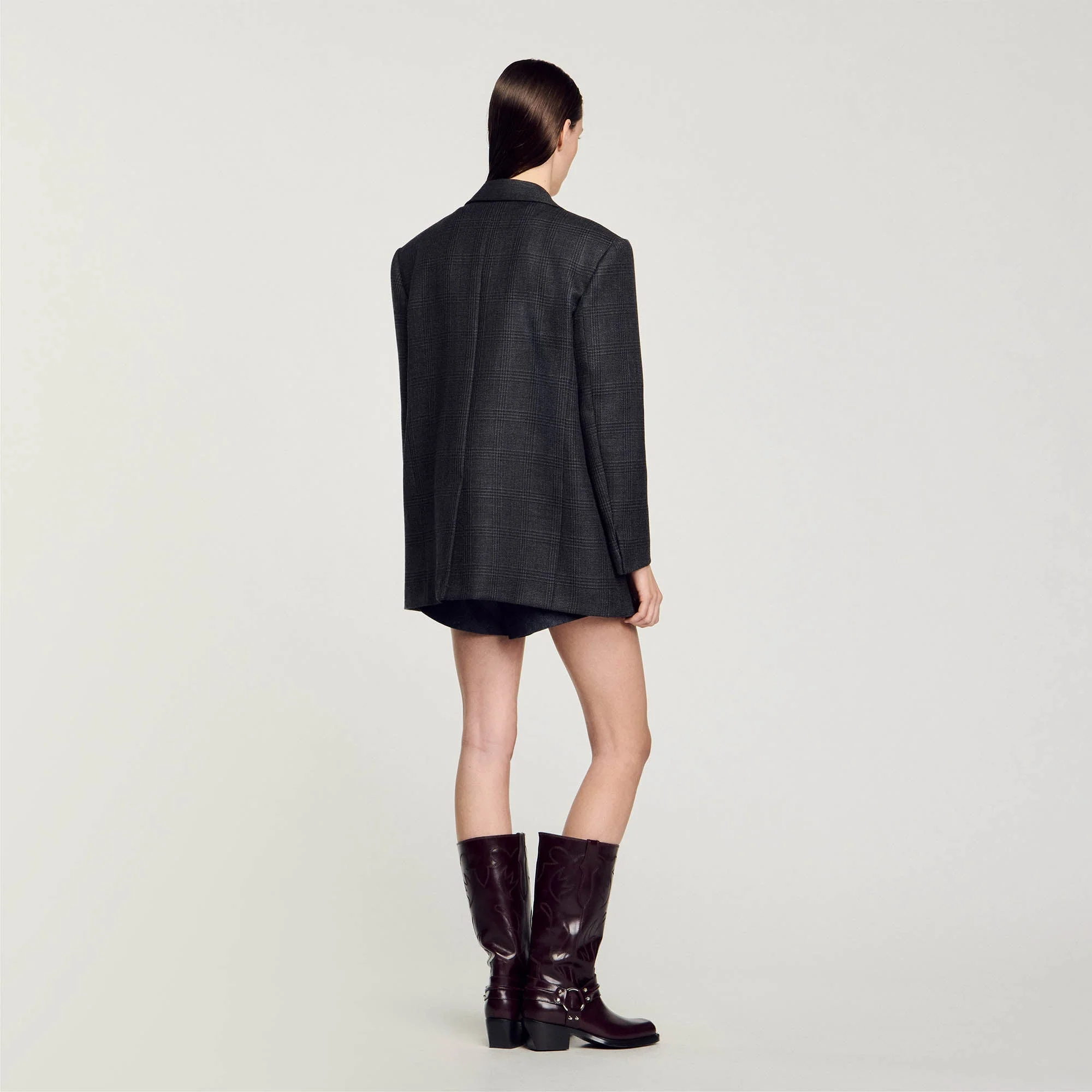 Chaqueta de traje a cuadros - Imagen 5