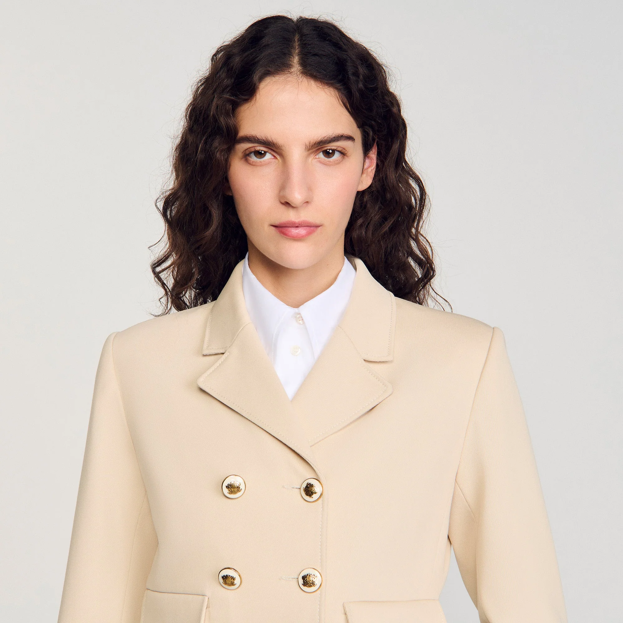 Chaqueta corta con botones - Imagen 4