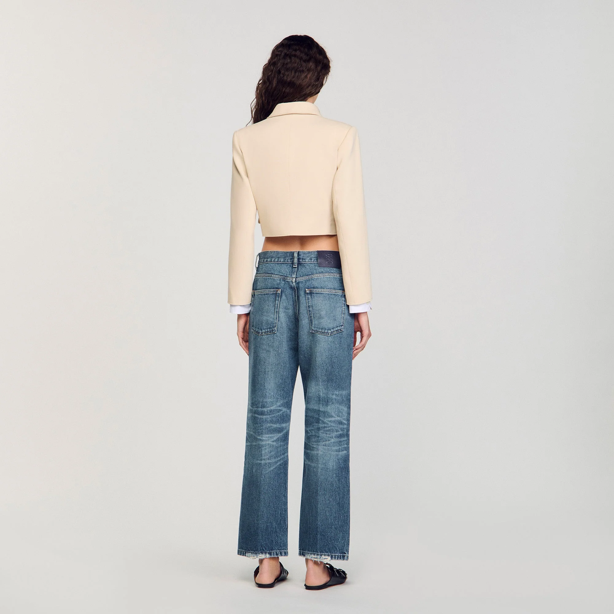 Chaqueta corta con botones - Imagen 5