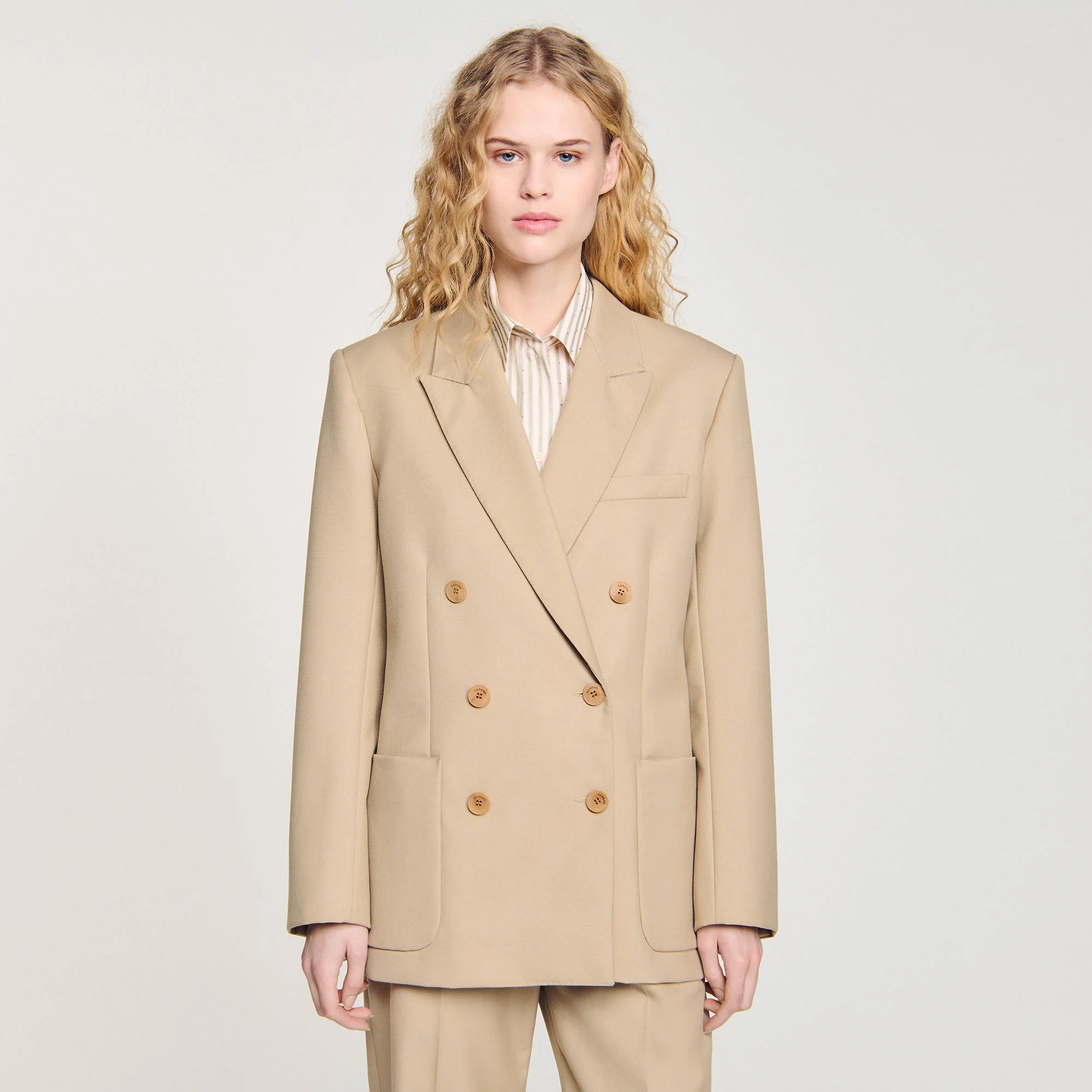 Chaqueta con botonadura cruzada - Imagen 5