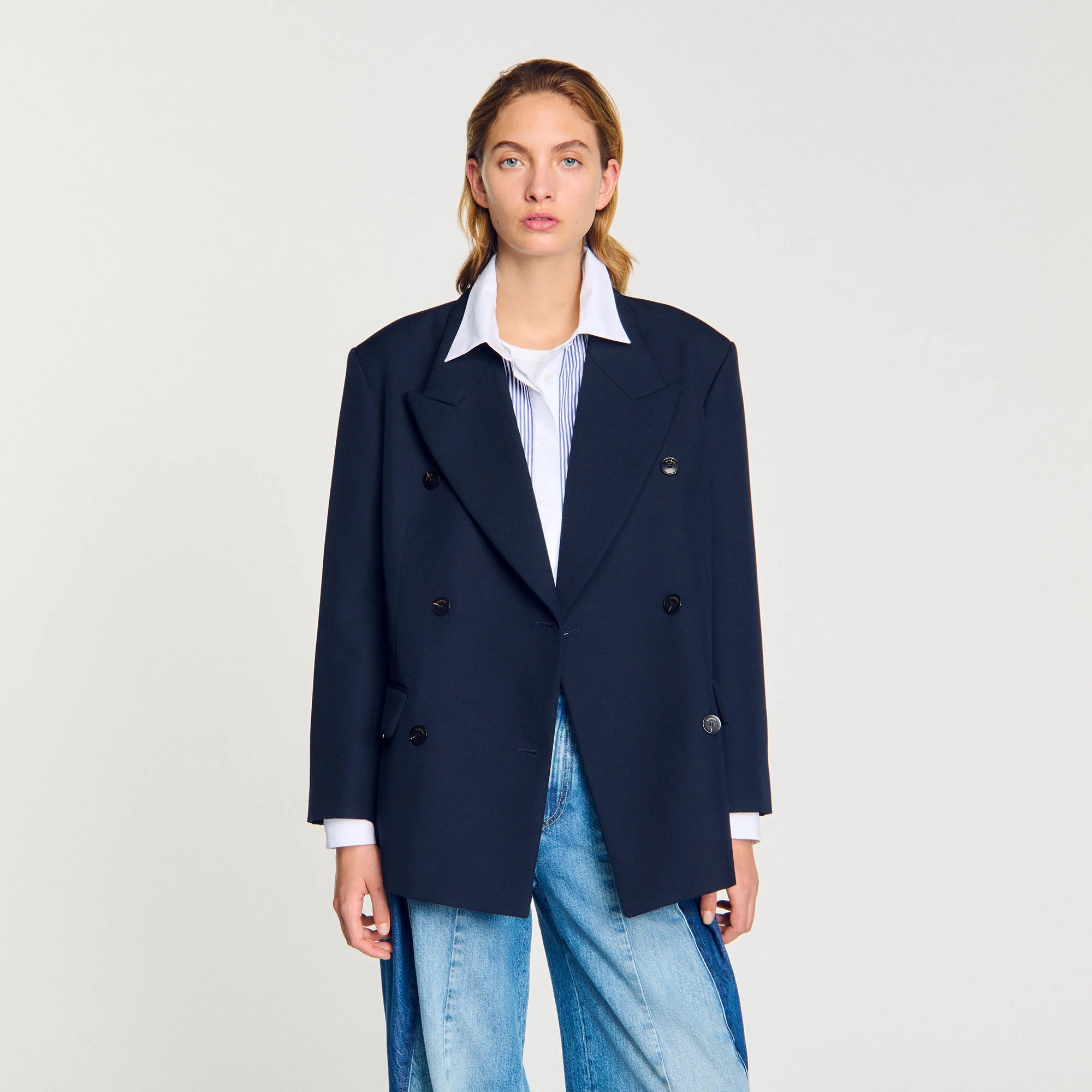 Chaqueta de traje de mezcla de lana - Imagen 5