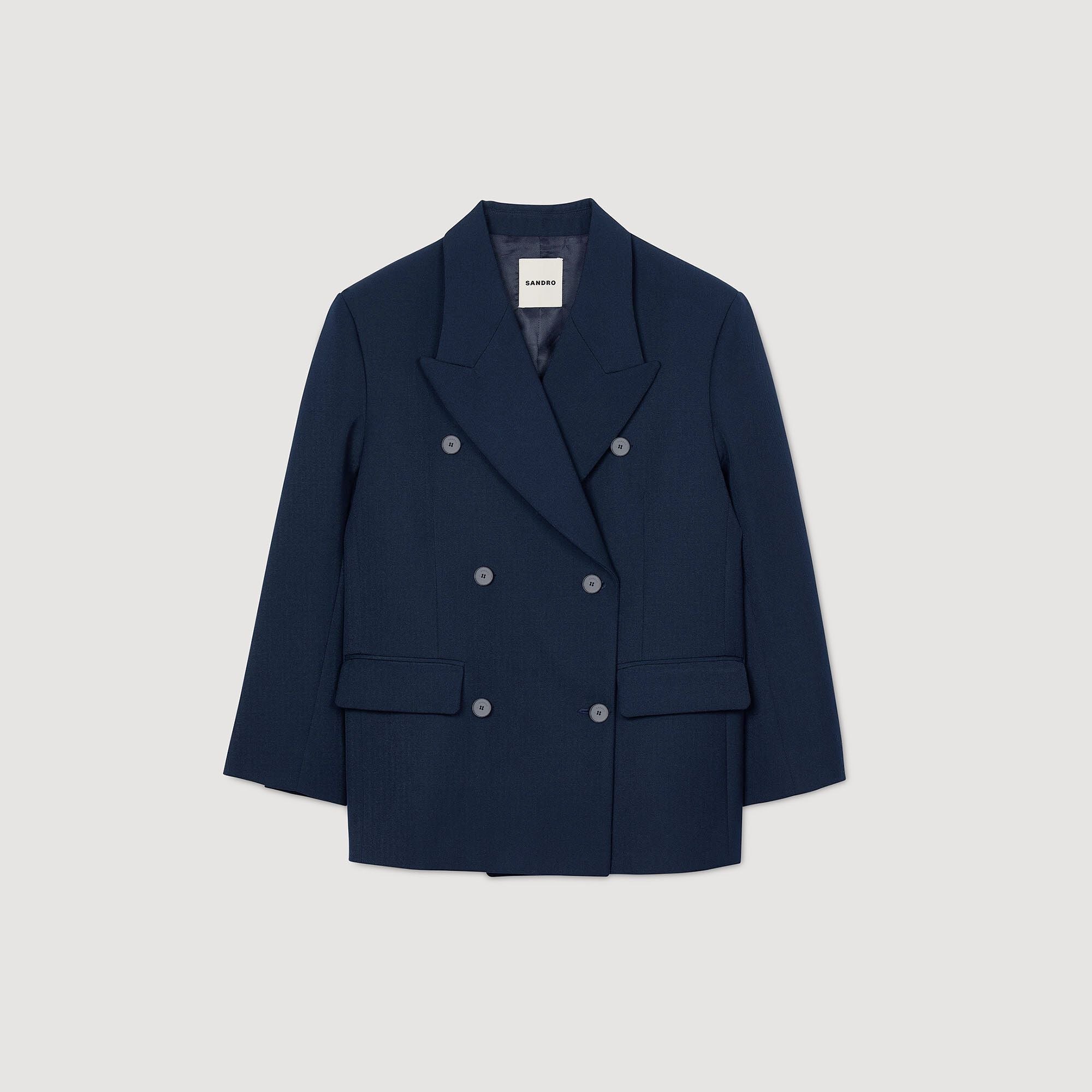 Chaqueta de traje de mezcla de lana - Imagen 7