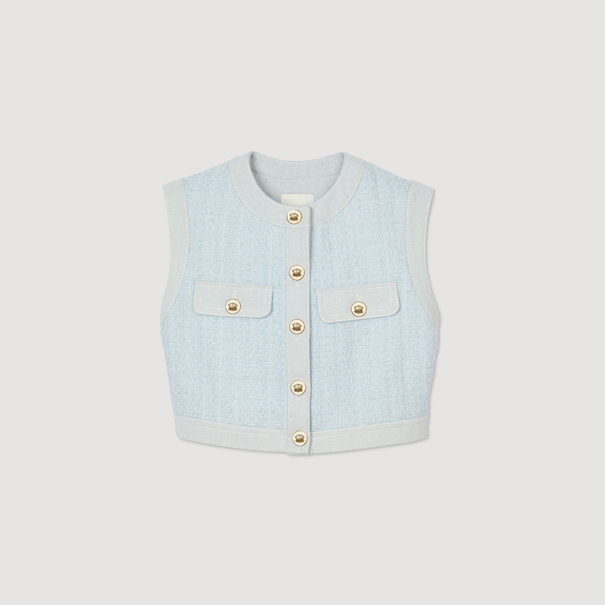 Chaleco de tweed de fantasía - Imagen 6