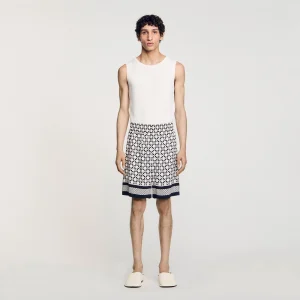 Bermuda fluida motivo Square Cross