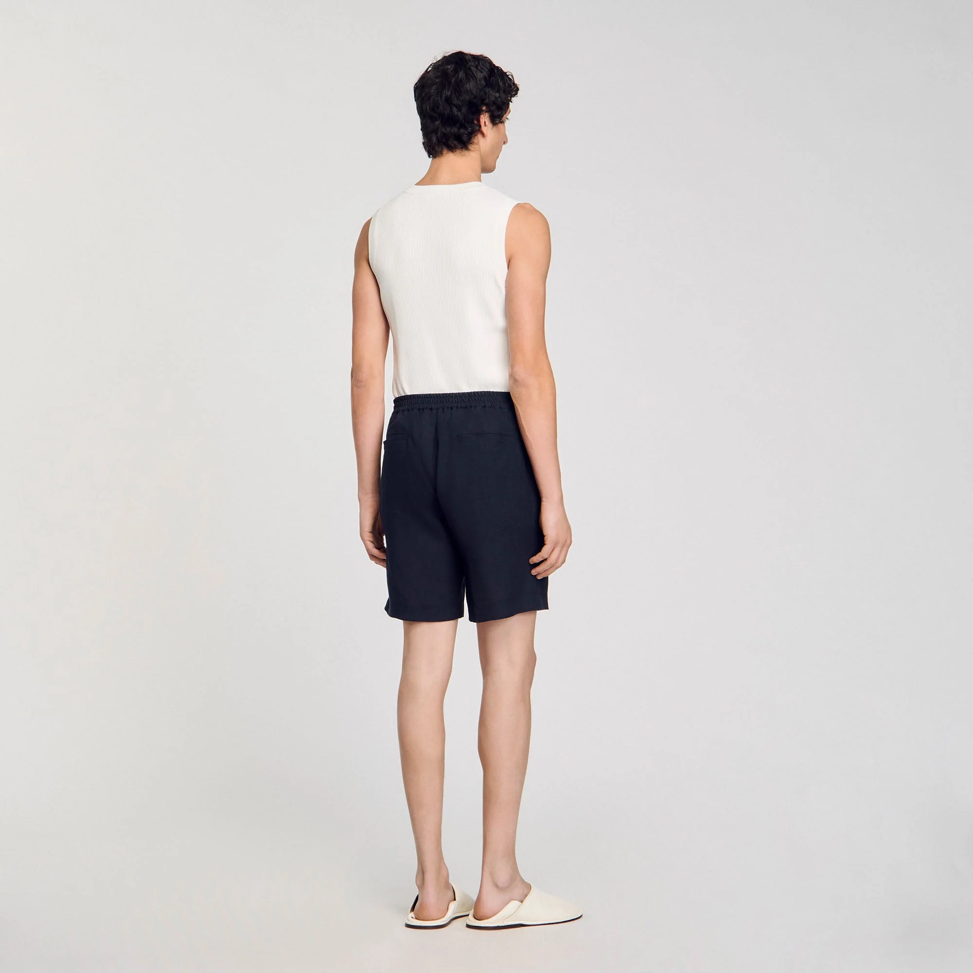 Pantalón corto de lino - Imagen 5