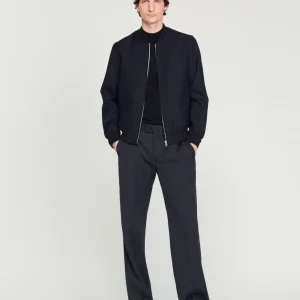 Cazadora teddy de lana