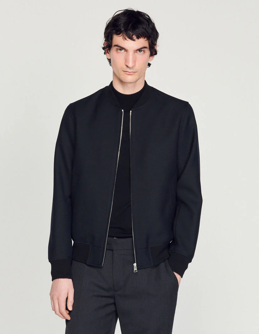 Cazadora teddy de lana - Imagen 3