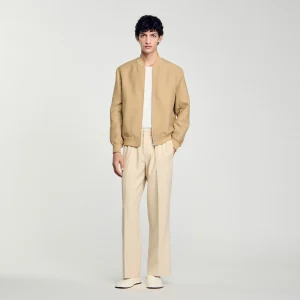 Cazadora con cremallera