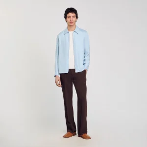 Cazadora con cremallera