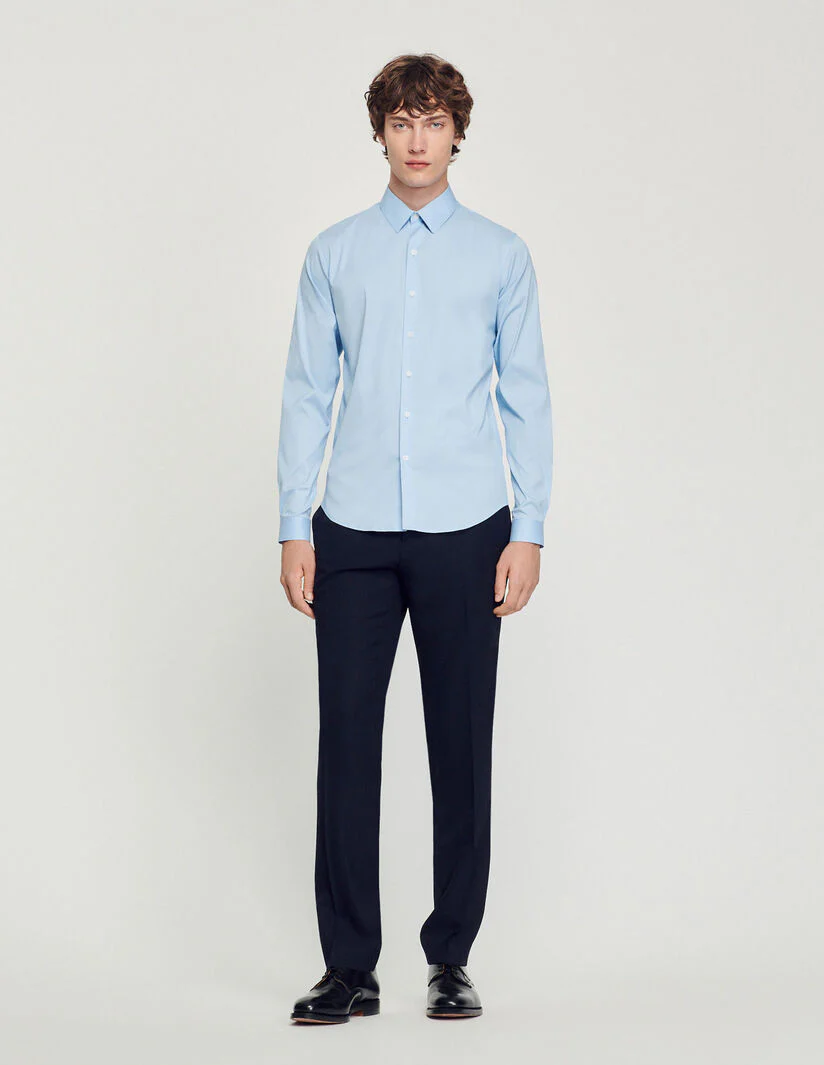 Camisa clásica de corte ajustado