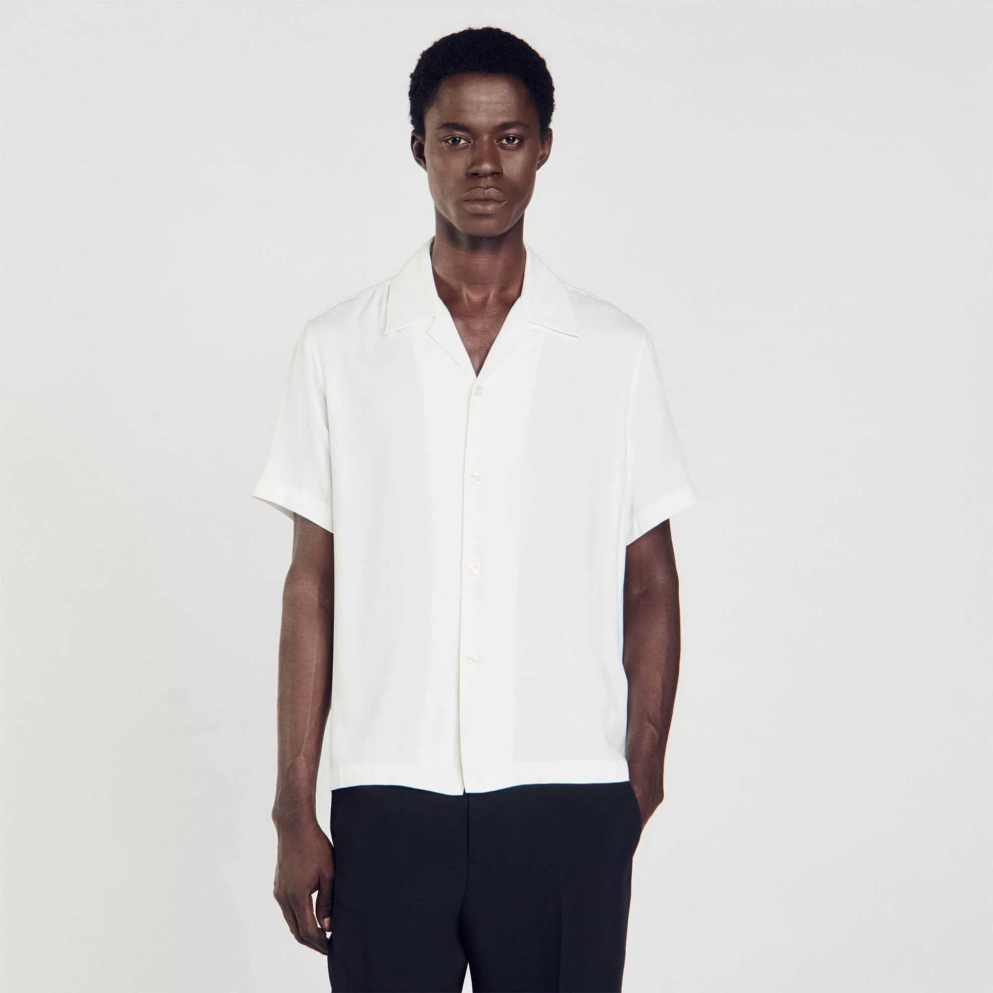 Camisa con cuello italiano - Imagen 3