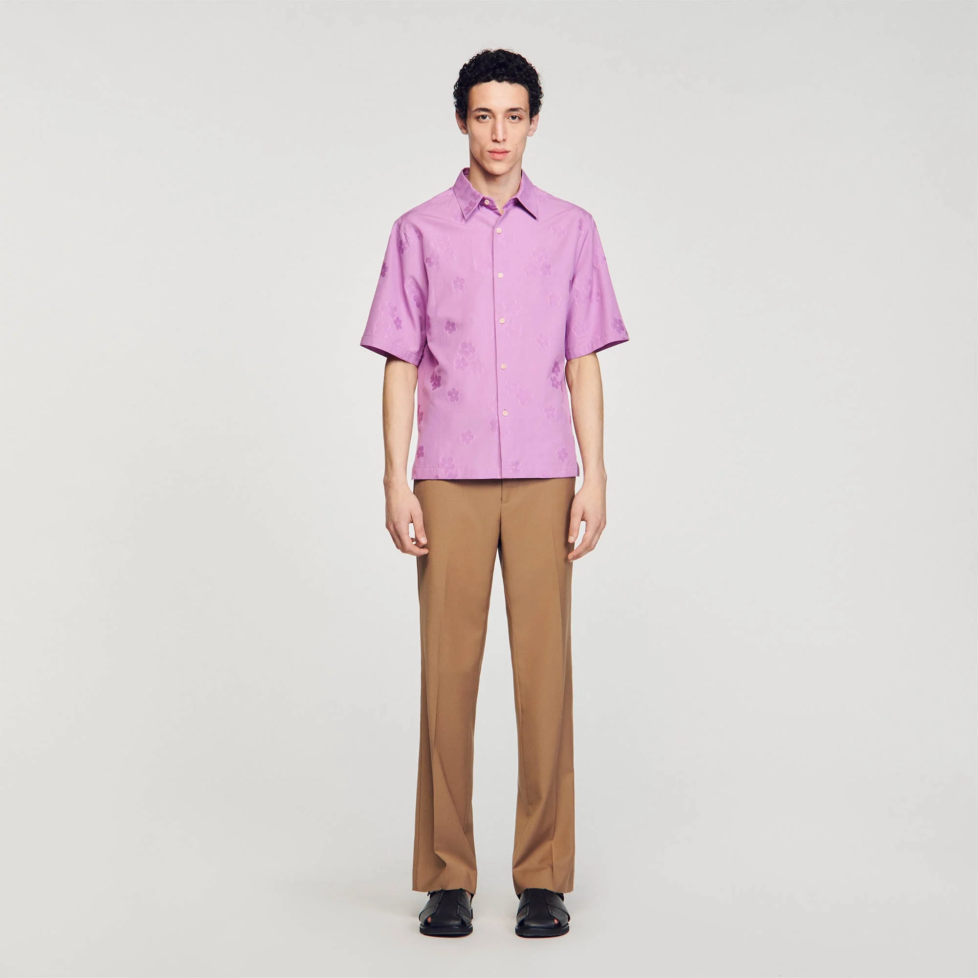 Camisa oversize de jacquard - Imagen 6