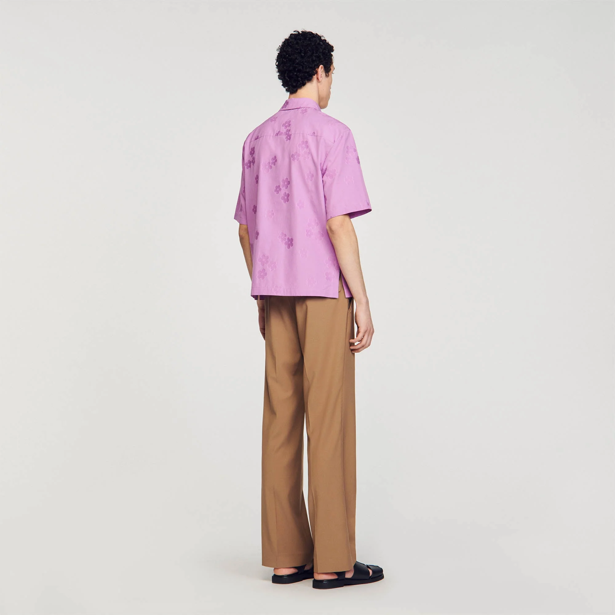 Camisa oversize de jacquard - Imagen 4